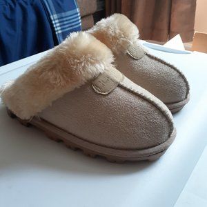 CLPP'LI Womens Faux Fur Warm Winter Slippers